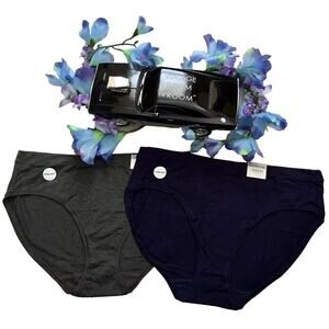 Alfani Intimates NWT Ultra Soft 2 Hipster Panties Bundle Women 1X